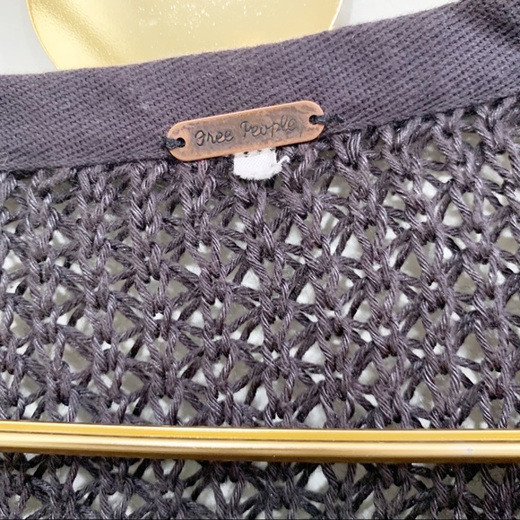 Free People Zip Motto Sweater Cardigan Jacket. - Picture 8 of 8